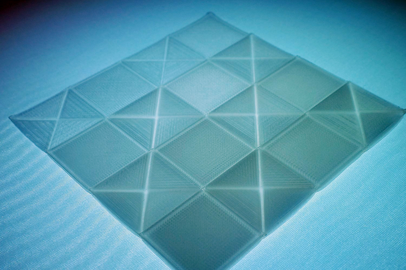 3D-printed sample component.