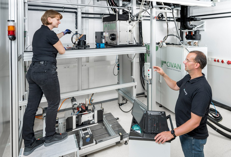 IWS scientists are testing the Dynamic Beam laser for industrial use.