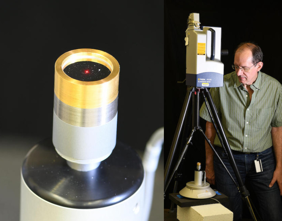 Sound idea: vibrometry test