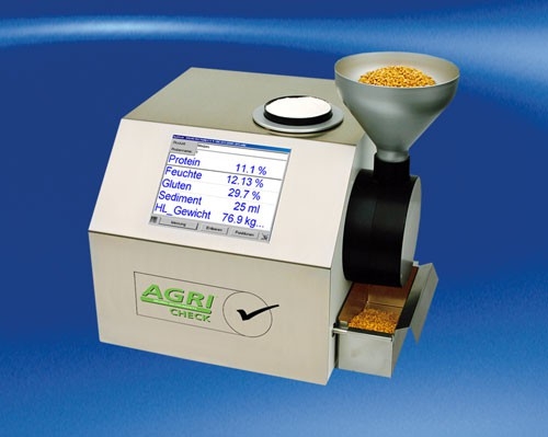 Grain testing with NIR