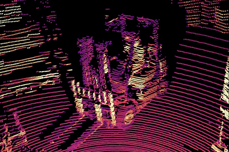 Fork-lift point cloud