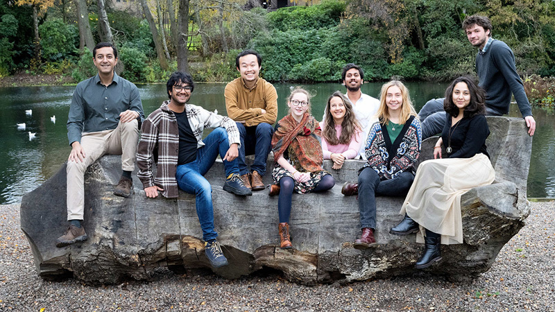 Professor Mehul Malik and his team.