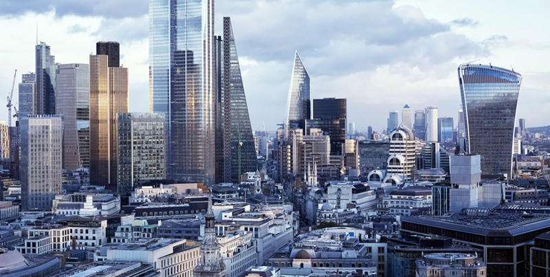 Quantum-secure network: City of London’s financial district. Quantum-secure network: City of London’s financial district.