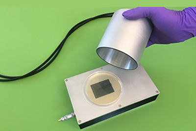 Lensless imager has a wide field of view.