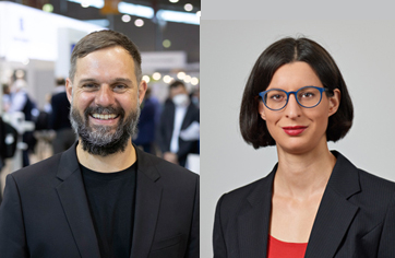 Florian Niethammer and Anne Wendel. Florian Niethammer and Anne Wendel.