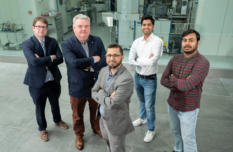 Energy efficiency: the team from IERC and Amarenco Solar.