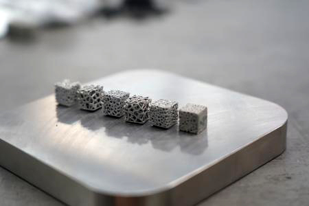 Lattice structures help make implants resilient and durable.