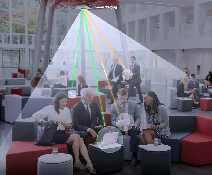 Infrared light safely transfers high levels of power. 