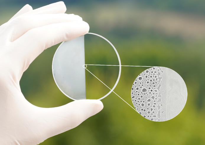 Optical coating system combines antifogging and antireflective properties. Optical coating system combines antifogging and antireflective properties.