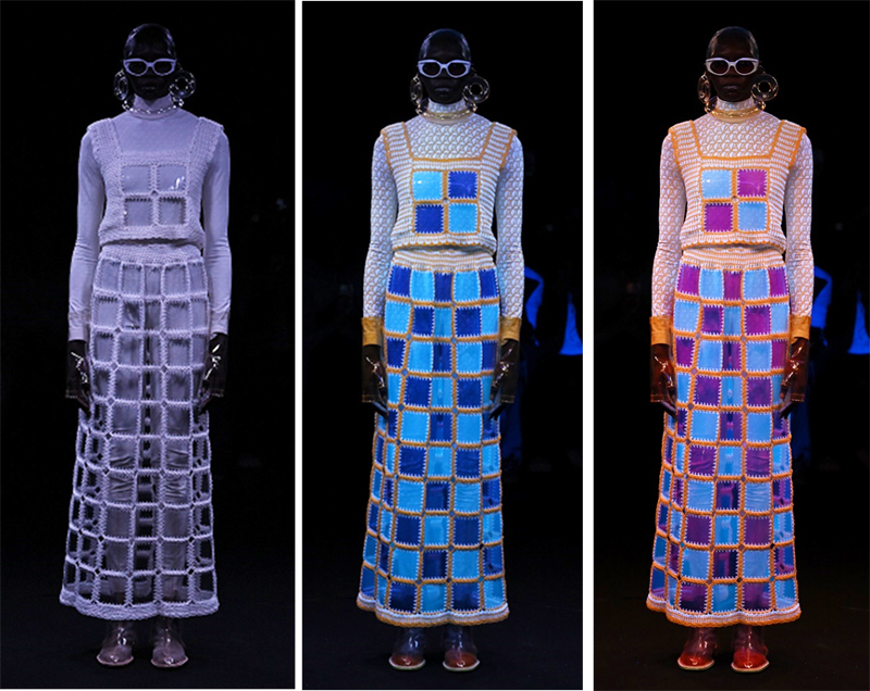 Hyperspectral color control alters viewers’ perception of clothing while worn.