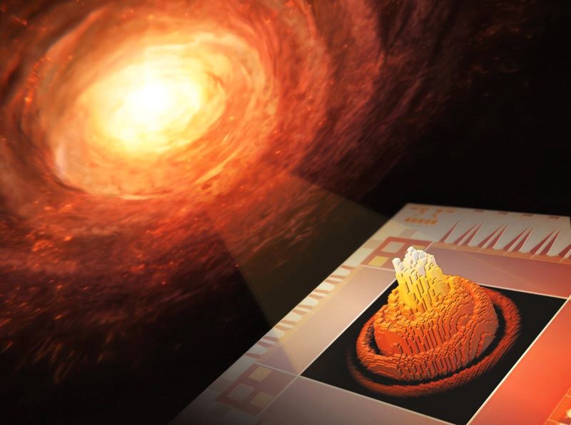 Sensitive: NIST’s new 400,000 single-wire superconducting camera.