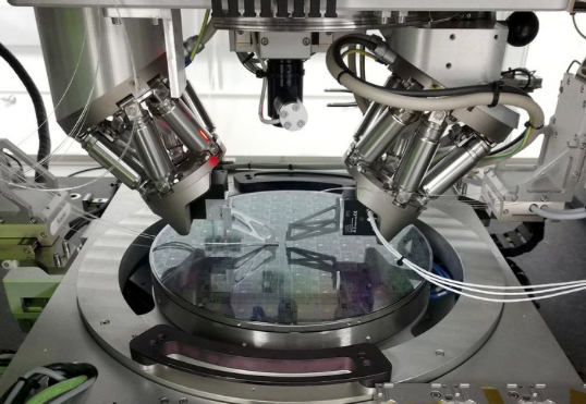 The large automated prober in AIM Photonics’ test lab.