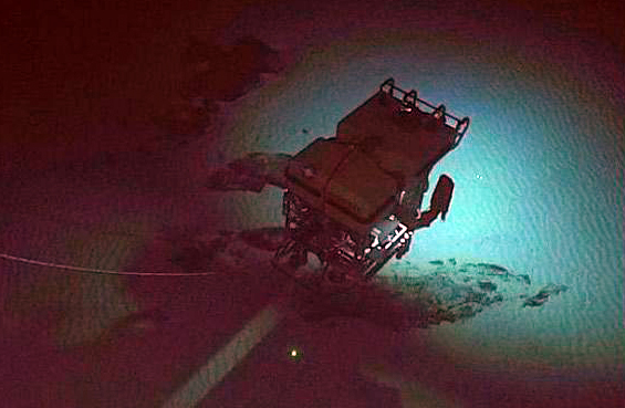 Using laser spectroscopy, the Laser Divebot collects undersea data.