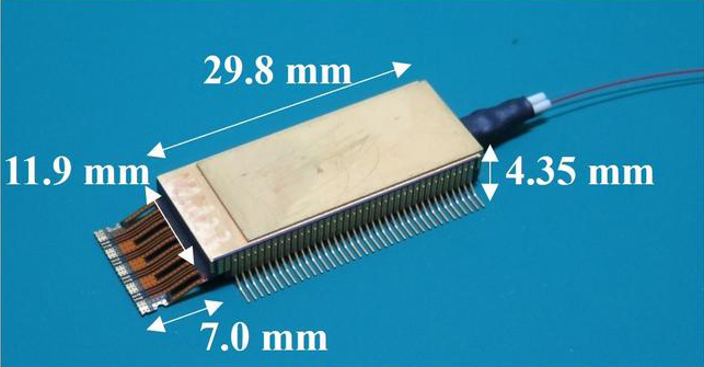 NTT’s new compact InP-based coherent driver modulator.