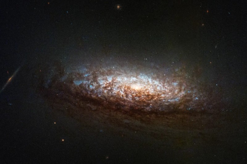 Galaxy NGC 1546, captured this week by Hubble.