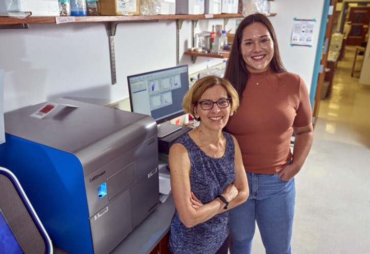 EV detectors: Alissa Weaver, left, and Ariana von Lersner.