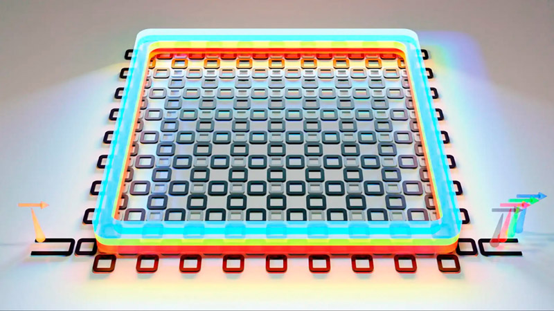 JQI has designed chips that convert one wavelength into many others. Click for info.