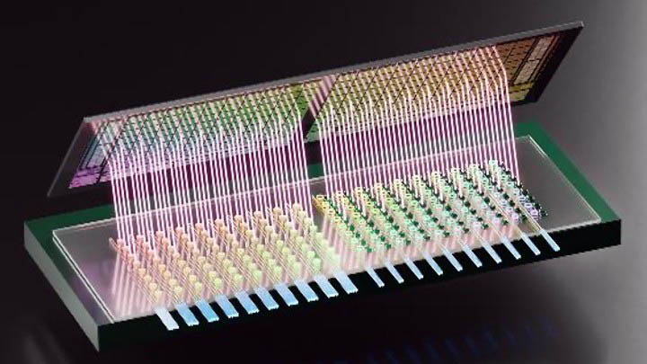 New 3D photonic chip module.