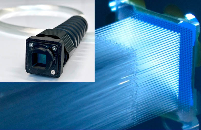 RAM Photonics’ Medusa Fiber Array Interface.