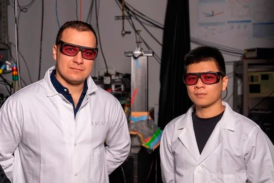 Rice work: Andrey Baydin and Fuyang Tay.