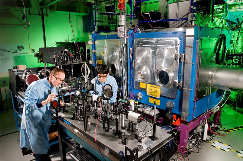 The UK’s Central Laser Facility in Oxfordshire.