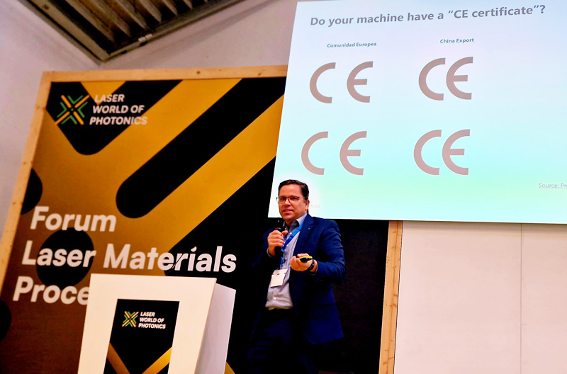 Targeting rogue laser machines: Trumpf’s Alexander Kunz.
