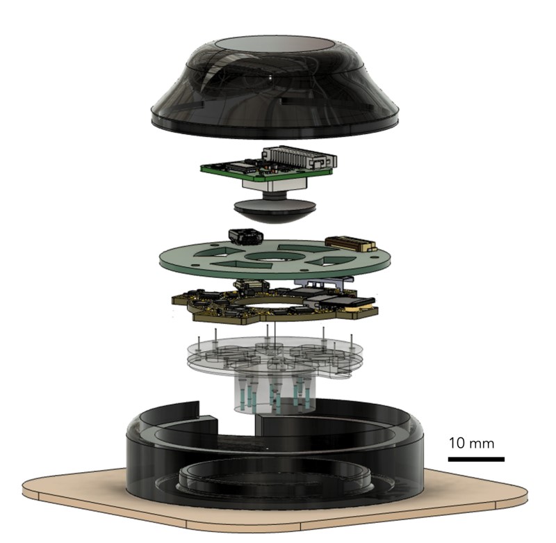 Model of the a-heal bioelectronic wound healing device.