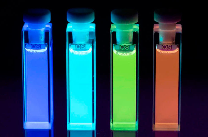 Fluorescence from selected molecules was investigated.
