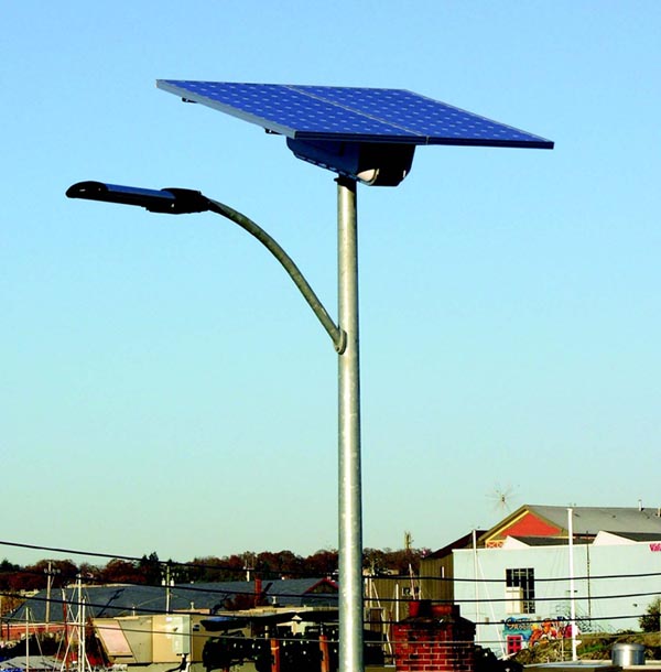 Carmanah solar lamps by day...