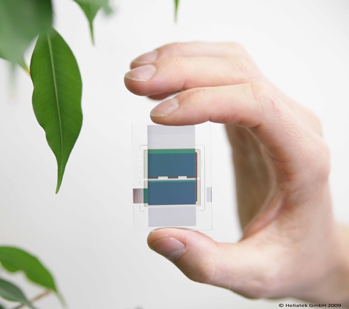 Heliatek record OPV cell