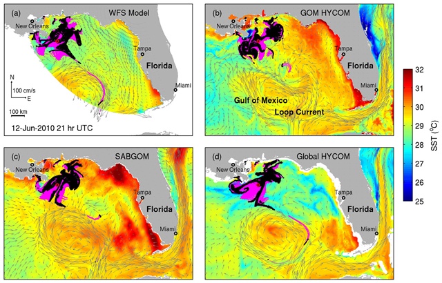 Modeling the Deepwater slick