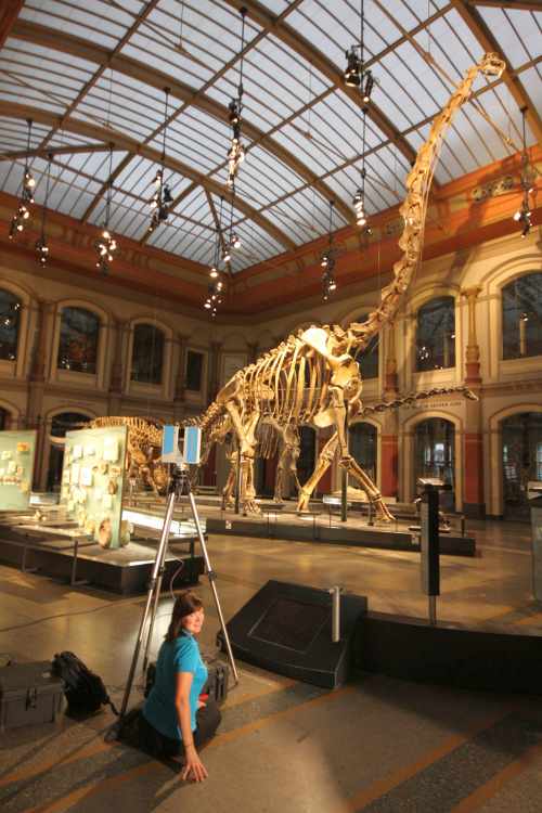 Hold that pose: lidar scanning underway