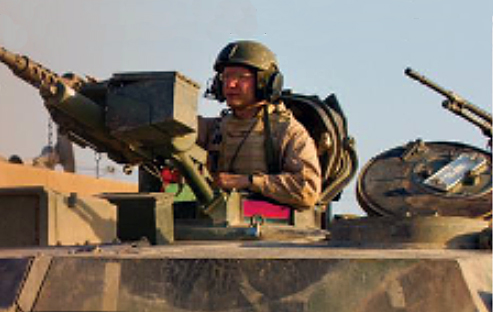 Reducing vulnerability: LaserScan system should improve military protection.