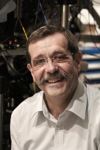 Alain Aspect, rewarded for work on optical and atomic physics. Alain Aspect, rewarded for work on optical and atomic physics.