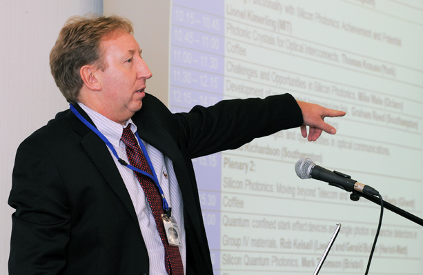 UK Silicon Photonics project leader Prof Graham Reed.