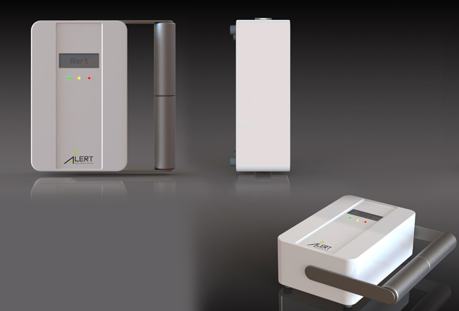 ‘Alert’ portable concept: the proposed design for a commercialised portable asbestos detector.