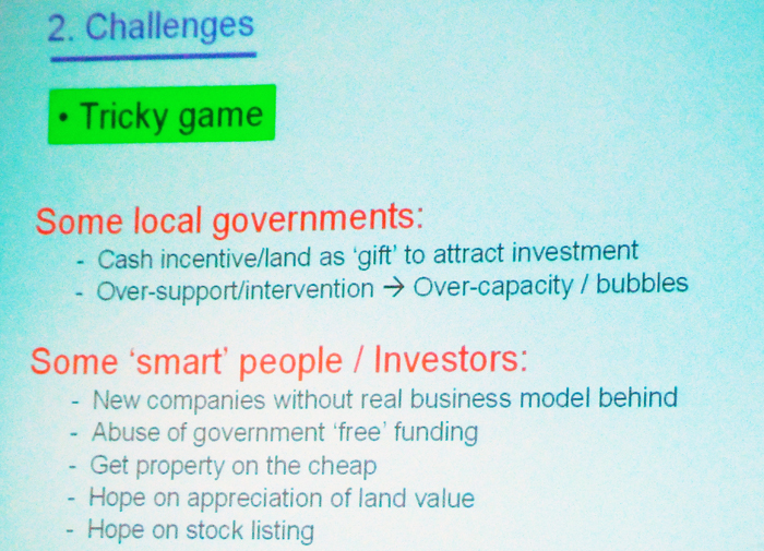 Candid: Lue described the reality of doing business in China.