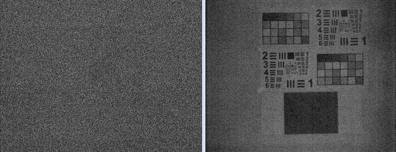 CCD vs black silicon sensor