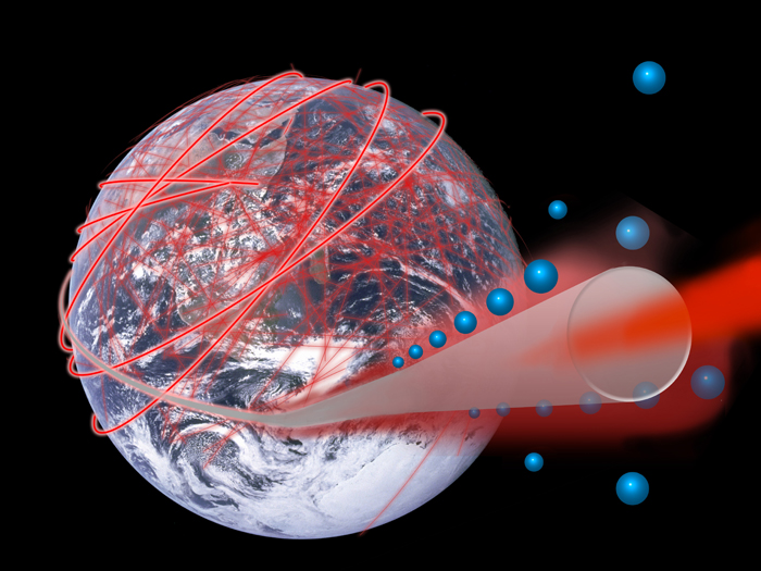 Quantum of knowledge? Atoms, coupled to a glass fiber.