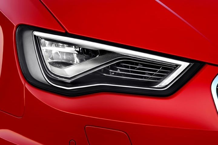Audi's new S3 model with LED headlamps Audi's new S3 model with LED headlamps