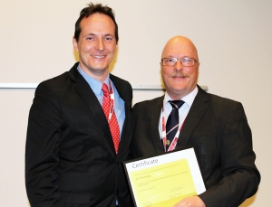 Fiber investigator: Peter Kronenberg (left).