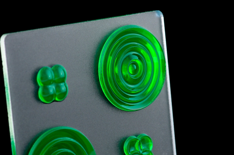 Printed Frensel lenses