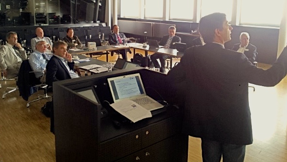 James Cogan, of PNO Innovation, (right) proposed EPIC's Venture & Finance Workgroup.