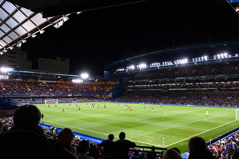 Chelsea's LED floodlights