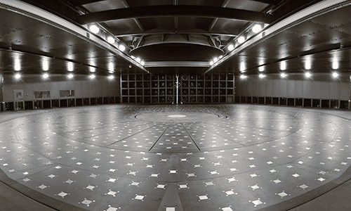 A lot of wind: Inside the Ontario WindEEE facility where WindScanner is installed.