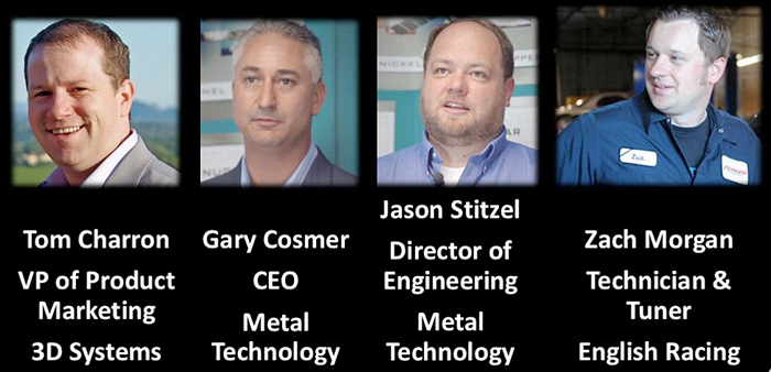 The 3D Systems hosted webinar brought together all parties involved.