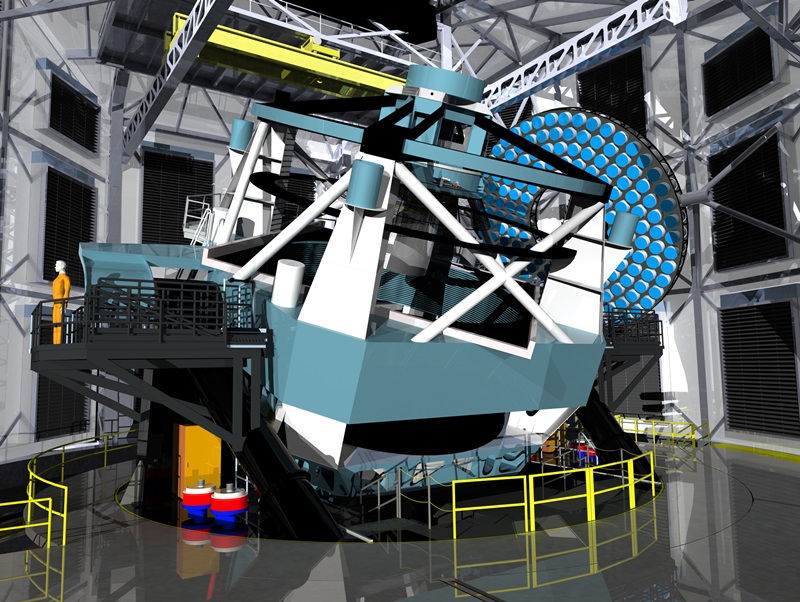 LSST: artist's impression of the 8.4 meter telescope LSST: artist's impression of the 8.4 meter telescope