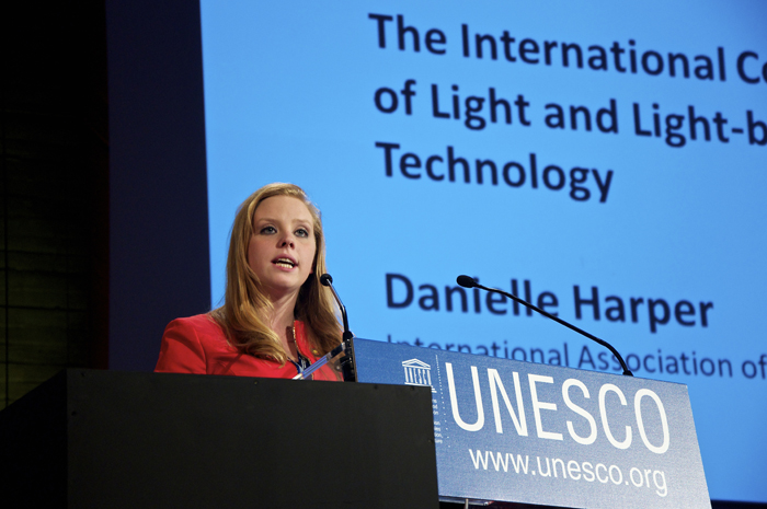 Danielle Harper of the International Association Of Physics Students.