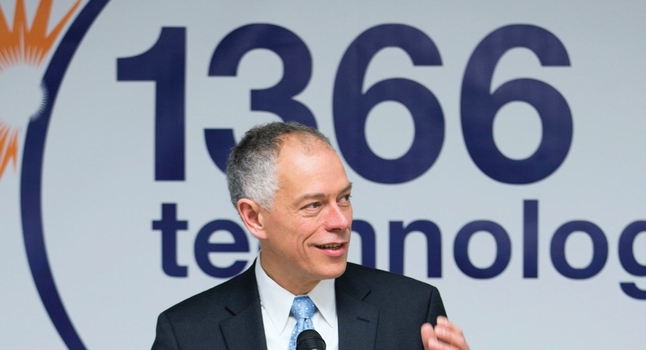 Frank van Mierlo, CEO, 1366 Technologies.