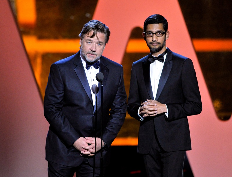 Sharing the limelight: actor Russell Crowe